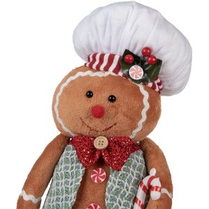 Clayre & Eef 65583 Украшение пряничный человечек 19x14x35 см