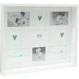 Deknudt S67TN9 Weißes Servierbrett mit Passepartout...