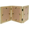 Deknudt S67UD1 Dreifachrahmen Treibholz weiß für 3 Bilder braun natur 10x15 cm