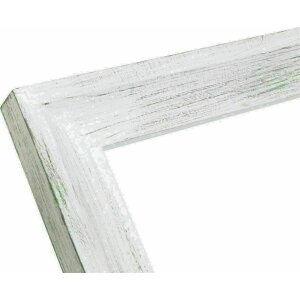 Deknudt S67UF1 Handgemalter Bilderrahmen weiß 10,0x15,0 cm