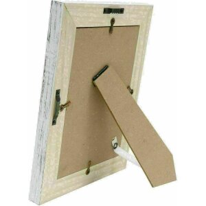 Deknudt S67UF1 Handgemalter Bilderrahmen weiß 10,0x15,0 cm