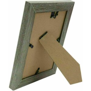 Deknudt S68VG2 Bilderrahmen weiß braun-graue Kante 40x60 cm