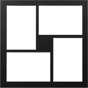 Galerie Passepartout Multishot 30x30 Schwarz 4...