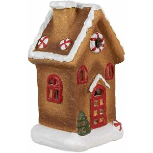 Clayre & Eef 6CE1770 Украшение пряничный домик 9x7x15 см