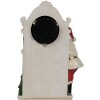 Clayre & Eef 6PR4180 Dekoration Weihnachtsmann Uhr 15x7x22 cm