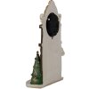 Clayre & Eef 6PR4180 Dekoration Weihnachtsmann Uhr 15x7x22 cm