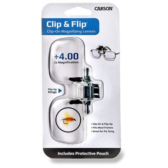 Карсон Увеличительные очки 2x (+4,00 диоптрии) Клипса-раскладушка