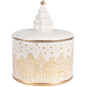 Clayre & Eef 6CE1737 Vorratstopf mit Deckel Ø...