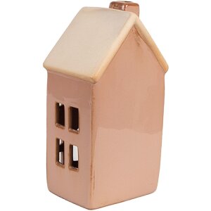 Clayre & Eef 6CE1795 Украшение Дом со светодиодами 6x6x11 см