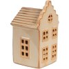 Clayre & Eef 6CE1843 Dekoration Haus mit LED 6x6x11 cm