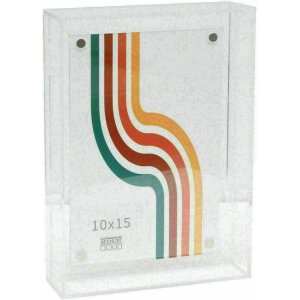 Deknudt S58SL1 Acrylrahmen schwebender Fotoeffekt Schwarz Transparent