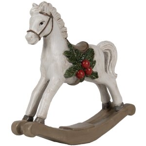 Clayre & Eef 6PR4171 Dekoration Schaukelpferd 17x5x16 cm