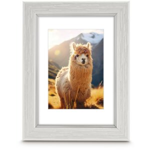 Hama Kunststoffrahmen Lima 10x15 cm bis 40x50 cm Holzoptik mit Glas Aufhängung