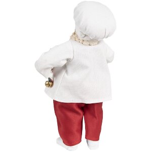 Clayre & Eef 65585 Dekoration Weihnachtsmann 17x12x27 cm