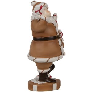Clayre & Eef 6PR4276 Dekoration Weihnachtsmann 12x9x20 cm