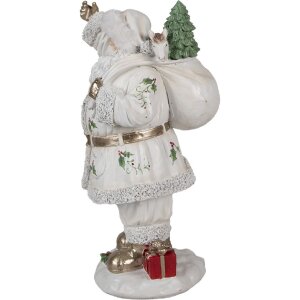 Clayre & Eef 6PR4296 Dekoration Weihnachtsmann 14x16x31 cm