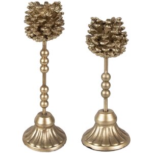 Clayre & Eef 6Y5655 Kerzenständer Set 2 Ø...