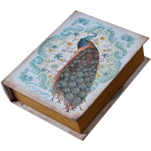 Clayre & Eef 65690 Aufbewahrungsbox 3er Set Holz Blau Grün Retro Vintage