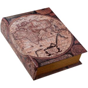 Clayre & Eef 65695 Aufbewahrungsbox 3er Set Holz Braun 27x22x7 cm