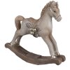 Clayre & Eef 6PR4170 Украшение Лошадка-качалка 17x5x16 см