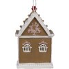 Clayre & Eef 6PR4215 Украшение подвесное Дом 6x4x9 см