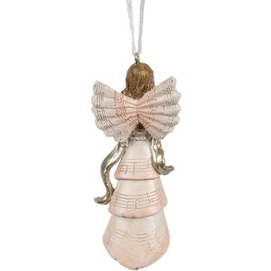 Clayre & Eef 6PR4226 Dekoration Hänger Engel 4x3x10 cm