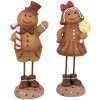 Clayre & Eef 6PR4273 Dekoration Lebkuchenmännchen 10x8x23 cm