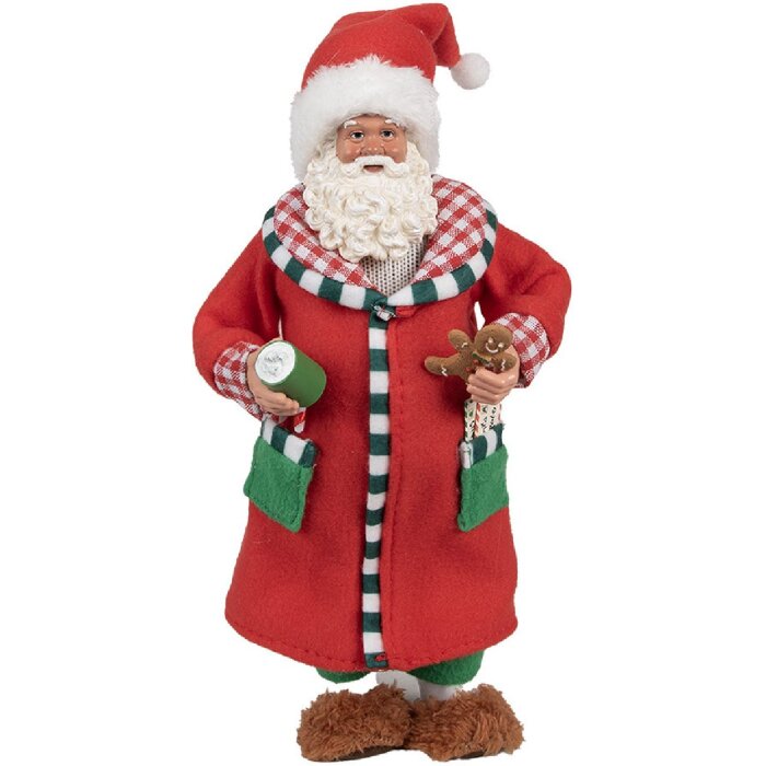 Clayre & Eef 65630 Украшение Дед Мороз 15x9x28 см