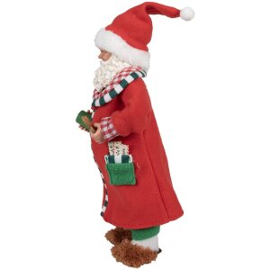 Clayre & Eef 65630 Dekoration Weihnachtsmann 15x9x28 cm