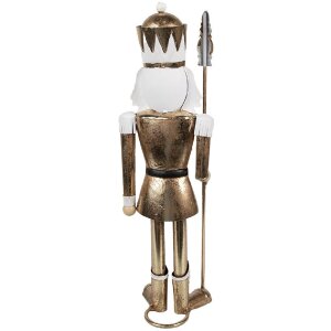 Clayre & Eef 6Y5606 Dekoration Nussknacker 11x9x6 cm