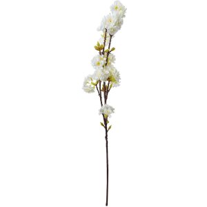 Clayre & Eef 5PL0093 Deko Zweig mit Blumen Weiß...