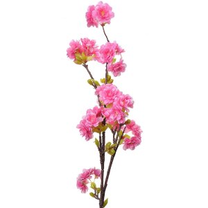 Clayre & Eef 5PL0095 Deko Ast mit Blumen Rosa 10x8x92 cm