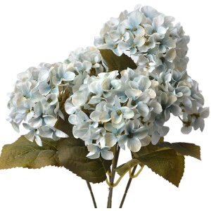 Clayre & Eef 6PL0306 Kunstblume Hortensie Blau...
