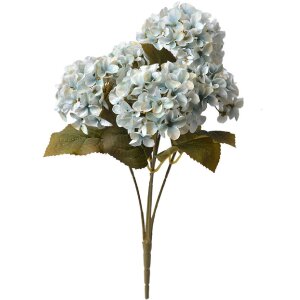 Clayre & Eef 6PL0306 Kunstblume Hortensie Blau...
