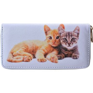 Juleeze JZWA0217 Börse Weiß Braun 19x10 cm...