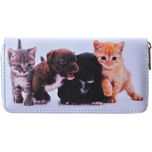 Juleeze JZWA0220 Portemonnaie Weiß Braun 19x10 cm