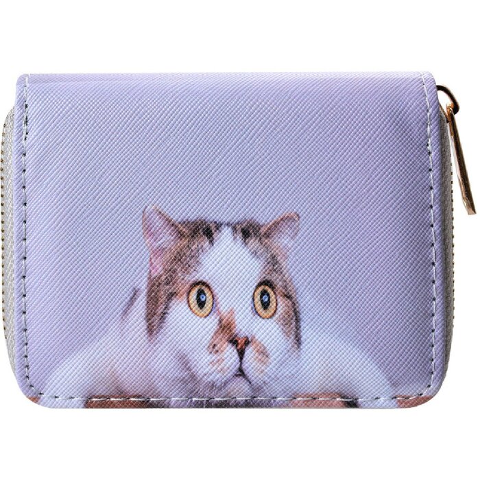 Juleeze JZWA0222 Börse 11x9 cm Weiß Grau Polyurethan