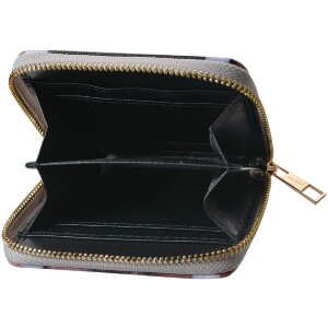 Juleeze JZWA0222 Börse 11x9 cm Weiß Grau Polyurethan