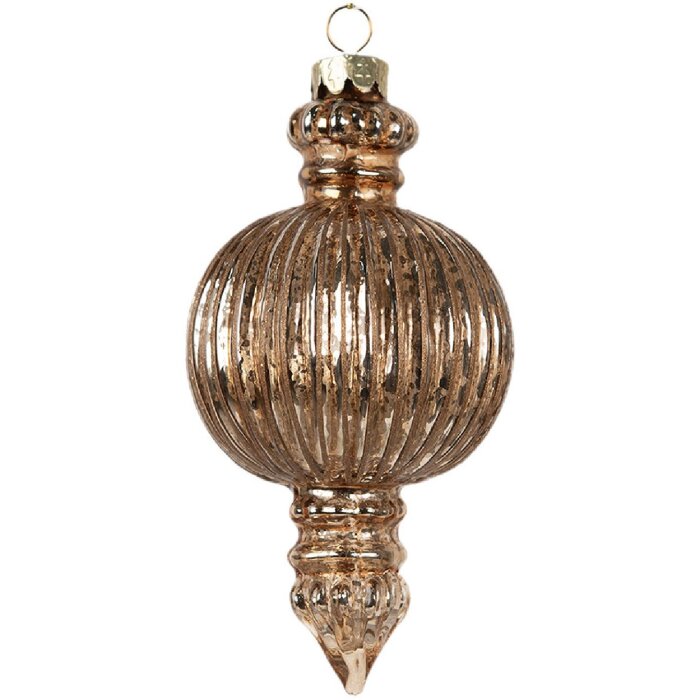 Clayre & Eef 6GL4623 Елочные игрушки Ø 7x14 см