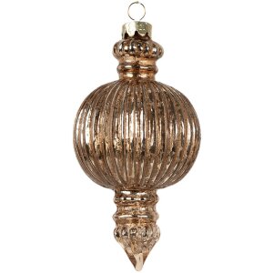 Clayre & Eef 6GL4623 Christbaumkugel Ø 7x14 cm