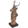 Clayre & Eef 6PR4281 Dekoration Hirsch 10x8x25 cm