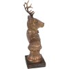 Clayre & Eef 6PR4281 Dekoration Hirsch 10x8x25 cm