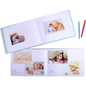 Exacompta 11233E Fotobuch Baby 30 Seiten Weiß...