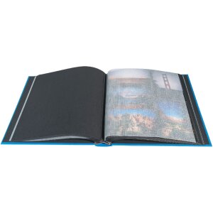 Exacompta Fotoalbum MILANO 29x32 cm 60 Seiten Blau