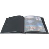 Exacompta Fotoalbum MILANO Grau 29x32 cm 60 schwarze Seiten