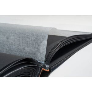 Exacompta Fotoalbum MILANO 29x32 cm, 60 schwarze Seiten - Schwarz