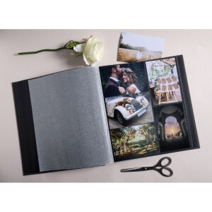 Exacompta 16078E Fotoalbum 60 Seiten Schwarz 29x32 cm