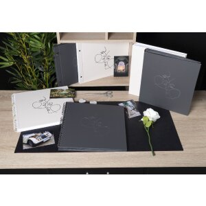 Exacompta 16078E Fotoalbum 60 Seiten Schwarz 29x32 cm