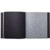 Exacompta 16097E Fotoalbum 60 schwarze Seiten Néo Déco Weiß