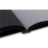 Exacompta 16097E Fotoalbum 60 schwarze Seiten Néo Déco Weiß
